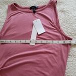 AQUA Women's Ruched Midi Sleeveless Body-con Dress Mauve Size S Photo 4