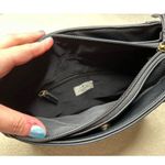 st. john's bay : Black Leather Cross Body Purse Photo 3