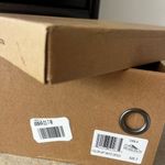 vintage savannah Women's White Sneakers with Gold Star Photo 6