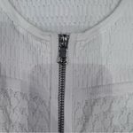 Sandro  stanislav Cardigan white sweater Women long sleeves size Medium Top Zipup Photo 7