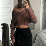 BDG  Black Button Denim Skirt Photo 0