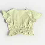 Princess Polly NWT‎  Jamison Reid Crop green Tie Front Flutter Sleeves Size US 10 Photo 6