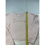 LC Lauren Conrad Intimates L'amour Top Pink Thermal Knit Long Sleeve Photo 3