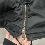 Nicole Benisti Black Brera Leather Trim Fur Accent Down Coat Size M $1,800 Size M Photo 3