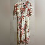 Faithfull the Brand Brida Magnolia yellow floral Midi Dress NEW SMALL Photo 10
