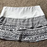 Lucky In Love Tennis Skort Ruffle Colorful Tassel Print Athletic Womens Xlarge White Size XL Photo 3