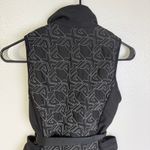 PXG Golf Vest Womens Medium Black AOP Logo Embroidered Belt Full Zip Outdoor NWT Photo 6