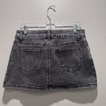 Edikted NWT  Black Wash Mini Denim Skirt Size Small Western Vacation Casual Photo 1