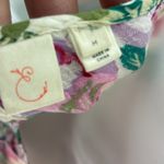 Anthropologie  Eloise Lila Tiered Chemise Floral Mini Ruffled Hem Size Medium Photo 9