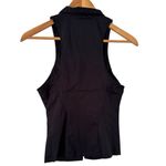 Urban Outfitters NWT Party Girl Sleeveless Shirt Vest XXS Black 90s Y2K Academia Photo 4