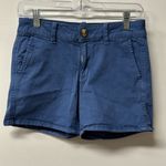 American Eagle shorts super stretch blue size 4 side pockets front summer Casual Photo 0