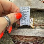 Y2K Cabincore Gorpcore Boho Earth Tone Fair Isle Zip Up Green Cardigan Sweater L Size L Photo 3