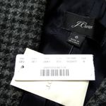 J.Crew NWT Parke Blazer in Black Slate Houndstooth Wool Shawl Collar Jacket 6 Photo 3