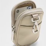 Lululemon Clippable Nano Pouch Color Raw Linen NWT Photo 2