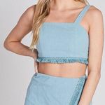 Blue Blush Teal Two Piece Set Photo 0