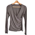 Lululemon The Sunset Salutation Long Sleeve Wrap Striped Top Size 4 Photo 1