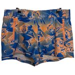 Columbia PFG Tidal II Shorts Womens Large Blue Orange Fish Print Omni-Shade Photo 0