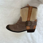 Kelsi Dagger  Leather Sherpa Booties Size 8 Photo 5
