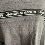 Under Armour Crop Sweater Medium Grey Black Photo 2