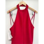 Liv Foster Mermaid Gown Size 4US Red Halterneck Sleeveless Party‎ Dress NEW Photo 5
