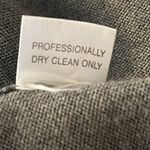 Kay Unger Gray Merino Wool Color Block Sweater Dress M READ Photo 6