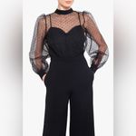 Black Halo Rosalie Jumpsuit Obsidian Charm Photo 1