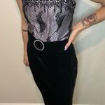 Cache Vintage caché Elegant Black Velvet Skirt Photo 0