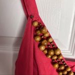 Metrostyle Linen Beaded V Photo 2