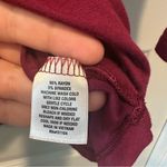 The Limited  Maroon/Plum Scoop Neck 3/4 Sleeve Blouse M Photo 5