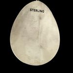 Native American Sterling Silver Turquoise Cow Skull Buffalo Pendant Intricate Photo 6