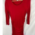 Mango MNG by  Gathered Side Bodycon Dress Size Small Photo 0