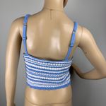 Hollister Blue and White Striped Knit Top‎ Photo 3