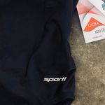 Sporti HydroLast Solid Thin Strap Swimsuit Black Photo 6