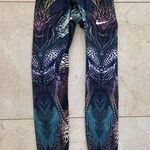 Nike Dri Fit Like New Peacock Safari Leggings Sz XS Photo 0