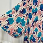 Essentiel Light Pink, Blue and Purple Floral Print Oversized Women's Midi Dress Size undefined Photo 4