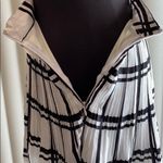 YA Los Angeles  black/white striped pleated skirt. Photo 2