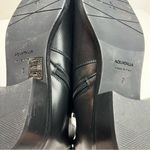 Aquatalia Colbie Weatherproof Bootie Zippers Black Leather Womens 9M 9 Medium Photo 4
