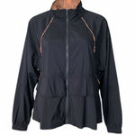 Free People Black Utility Jacket with Pink Accents Photo 0