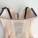 Victoria's Secret [] Y2K Pink Black Eyelet Lace Corset Push Up Bustier Top Sz 36D Photo 3