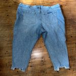 Lane Bryant distressed flex magic band boyfriend capris Photo 3