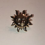 Vintage Gold Tone Celestial Sun American Flag Scatter Pins Tiny Pins Photo 5