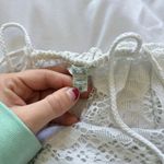 Urban Outfitters Ecote  Womens Small White Tank Top Cami Crochet Lace Boho Hippie Photo 4