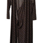 Attention ‎ Size Medium Wrap Dress Polyester Blend Stretch Office Business Casual Photo 0