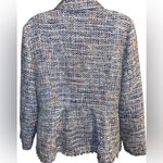 Chico's Chico Blue Orange White Yellow Multi Jacket Size 1 (8-10) Photo 2