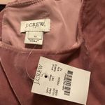 J.Crew Blush Pink Velvet Tulip Hem Dress Womens size 12 NWT Photo 3