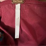 Free People  Wildflower Honey Boho Prairie Blouse Stretch Festival Shirt Top Sz S Photo 8