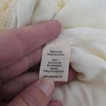 Thirty Thirty Ivory & Black Fatal Frame Whimsigoth Lace Vneck Top Size Medium White Photo 5