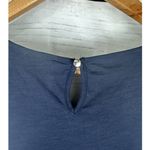 Tommy Hilfiger Navy Blue Sleeveless Tank Top Size 0X White Floral Women's Photo 5