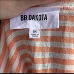 BB Dakota  Avery Stripe Linen Blend Vest Size Medium Photo 7