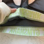 Gymshark Fit Seamless Sports Bra - Charcoal & Green Photo 3